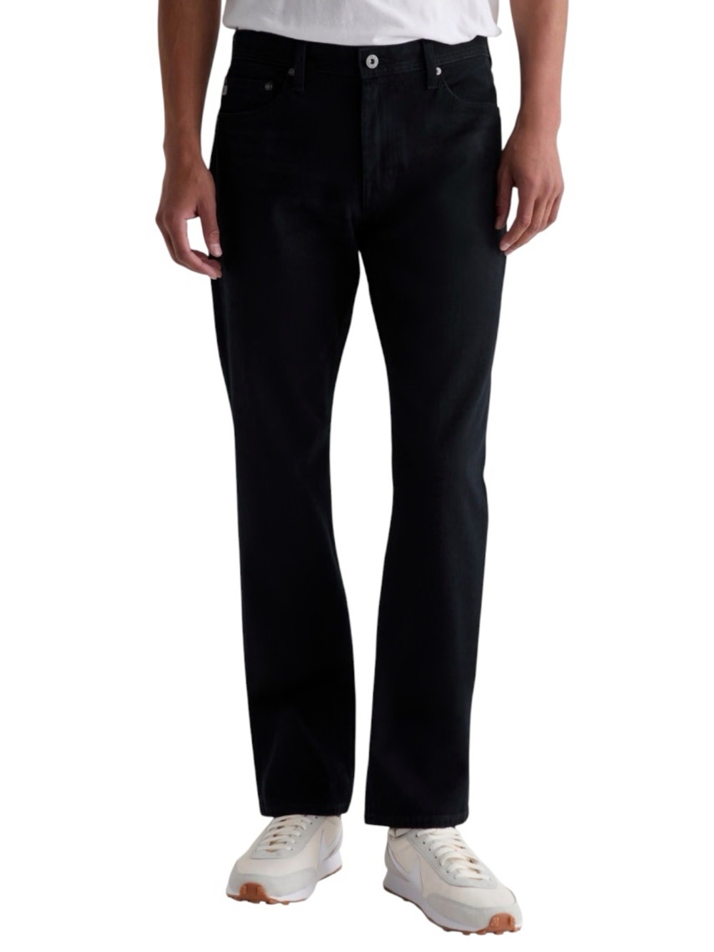 AG Adriano Goldschmied Graduate Tailored Leg Black Jeans
